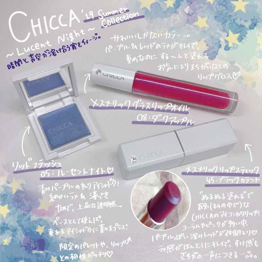 リッドフラッシュ/CHICCA/アイシャドウパレットを使ったクチコミ（1枚目）