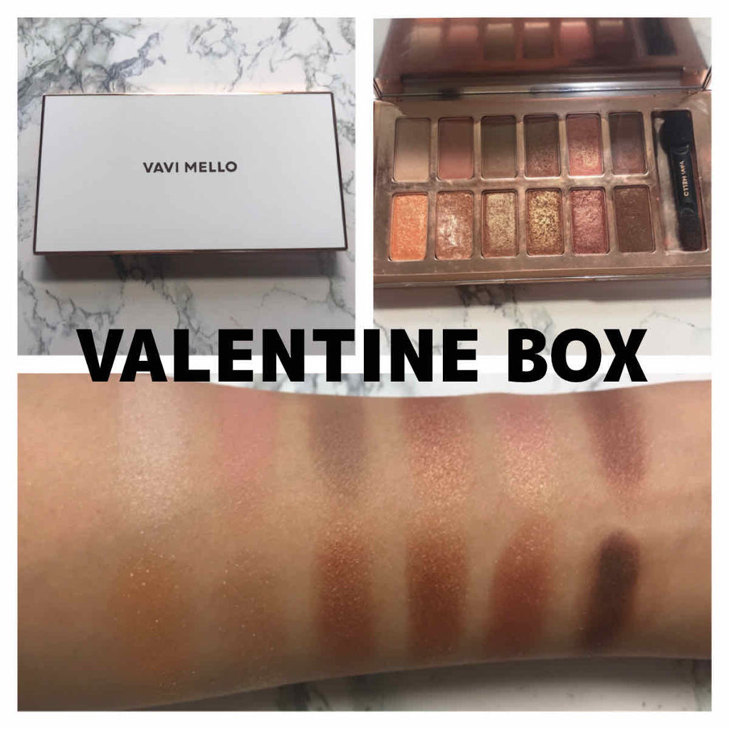 バレンタインボックス/VAVI MELLO/アイシャドウパレットを使ったクチコミ（2枚目）