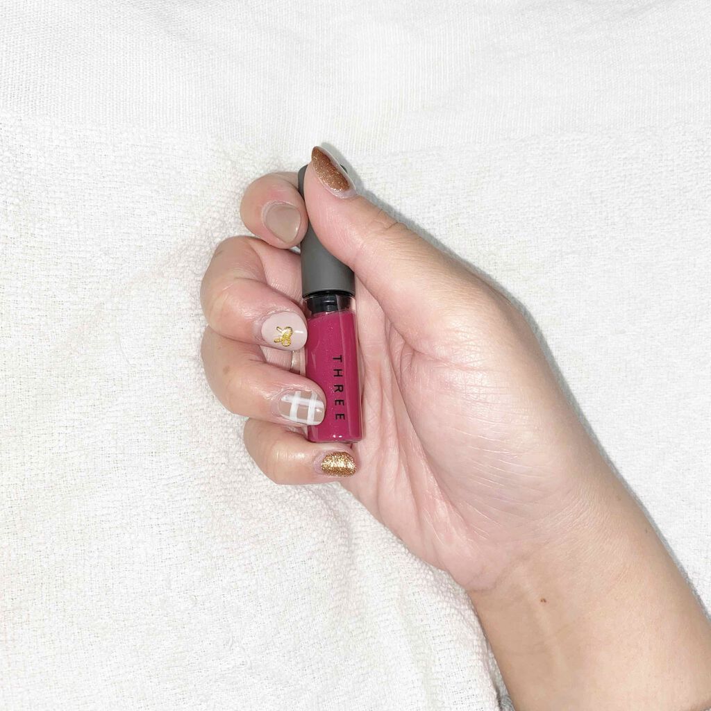 シマリング リップジャム/THREE/リップグロスを使ったクチコミ（1枚目）