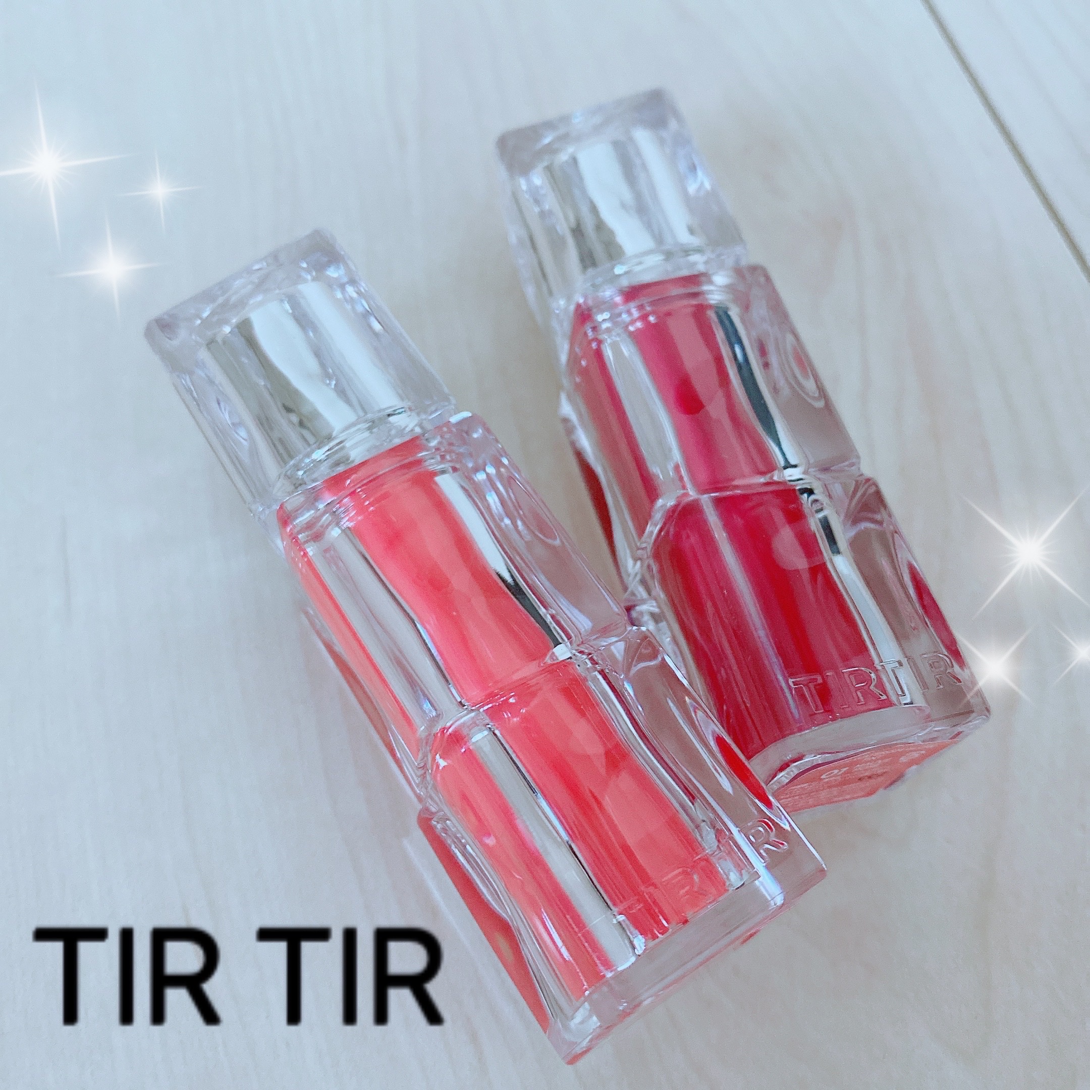 ウォーターリズムグロウティント 02 メリーコーラル/TIRTIR(ティルティル)/リップティントを使ったクチコミ（1枚目）