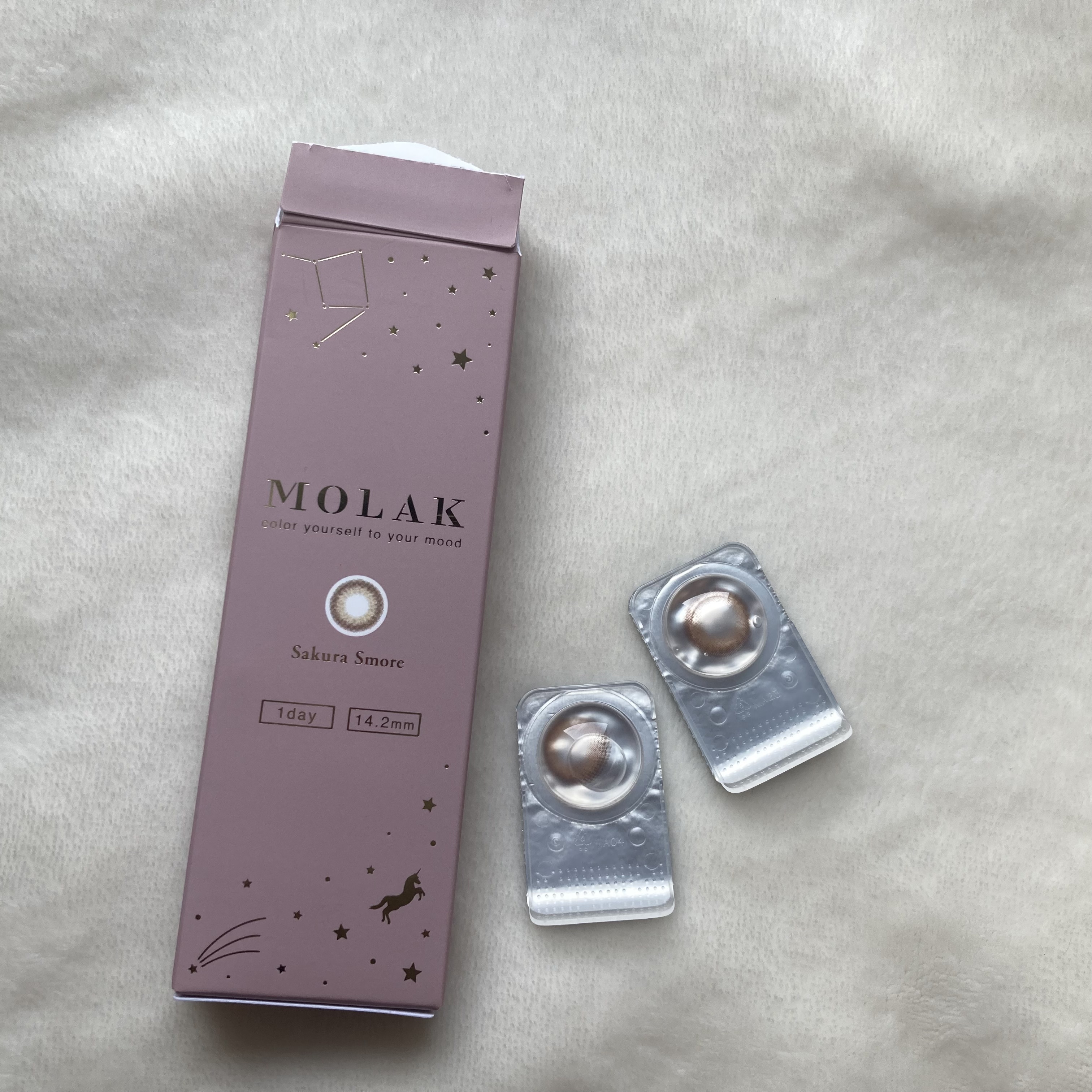 MOLAK 1day サクラスモア/MOLAK/ワンデー（１DAY）カラコンを使ったクチコミ（1枚目）