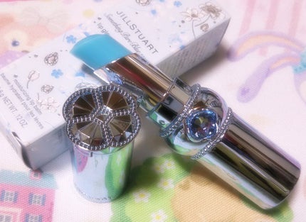 サムシングピュアブルー リップグロウ セラムバーム/JILL STUART/リップバームを使ったクチコミ(1枚目)