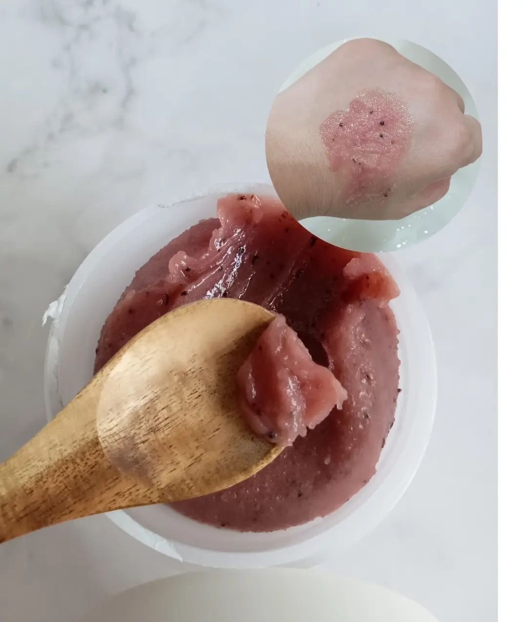 ストロベリーシュガー フードマスク/SKINFOOD/洗い流すパック・マスクを使ったクチコミ(3枚目)