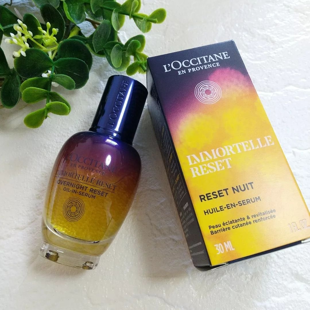 イモーテル オーバーナイトリセットセラム/L'OCCITANE/美容液を使ったクチコミ(2枚目)