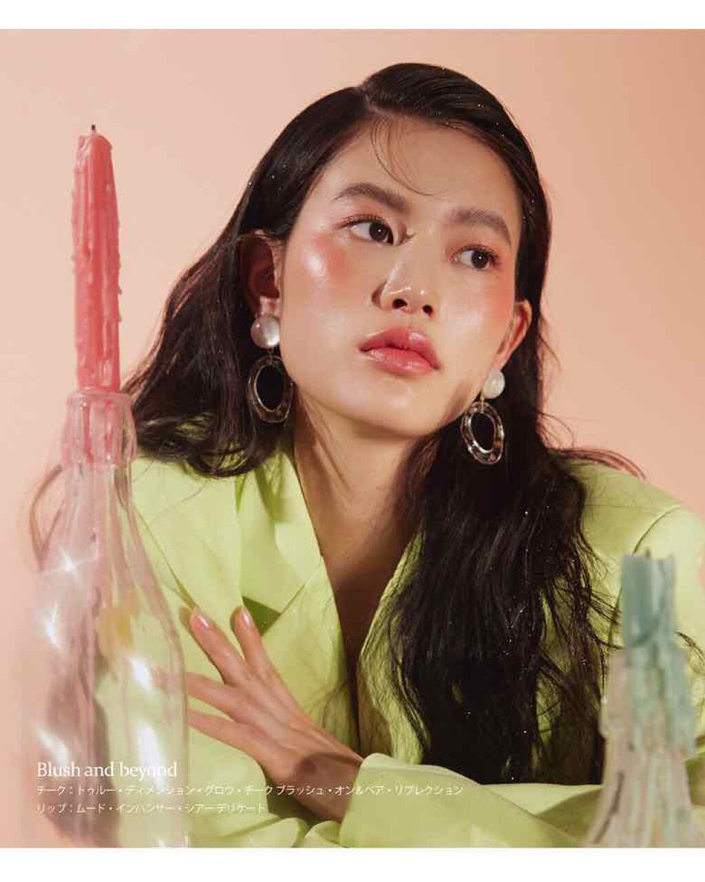 トゥルーディメンショングロウチーク/hince/パウダーチークを使ったクチコミ(3枚目)