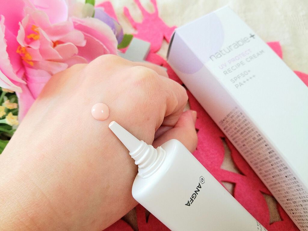 ナチュラブルプラス レシピクリーム UVプロテクト/ナチュラブルプラス/日焼け止めクリームを使ったクチコミ（2枚目）