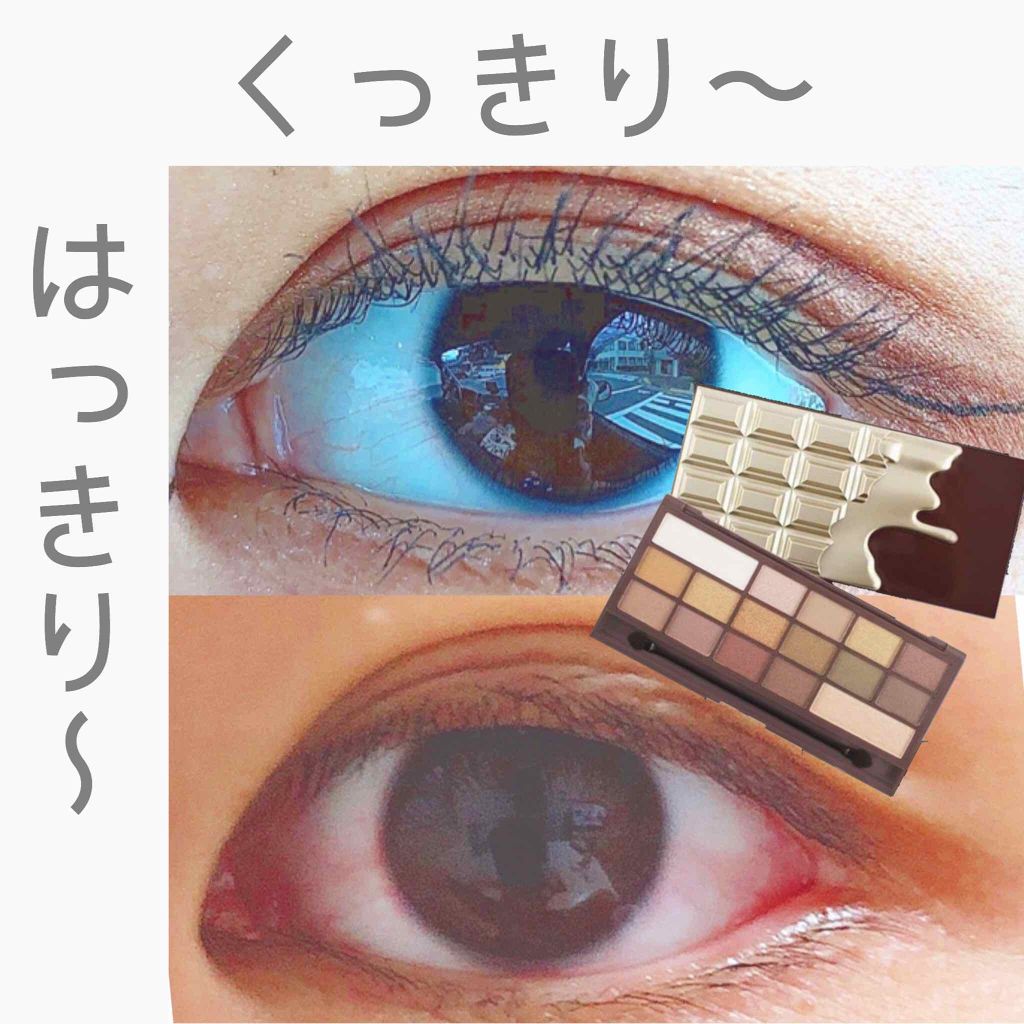アイラブチョコレート/MAKEUP REVOLUTION/アイシャドウパレットを使ったクチコミ(1枚目)