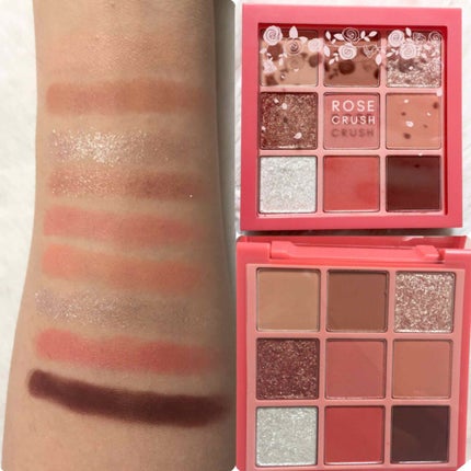 プレイカラーアイズ ローズクラッシュ/ETUDE/アイシャドウパレットを使ったクチコミ(3枚目)