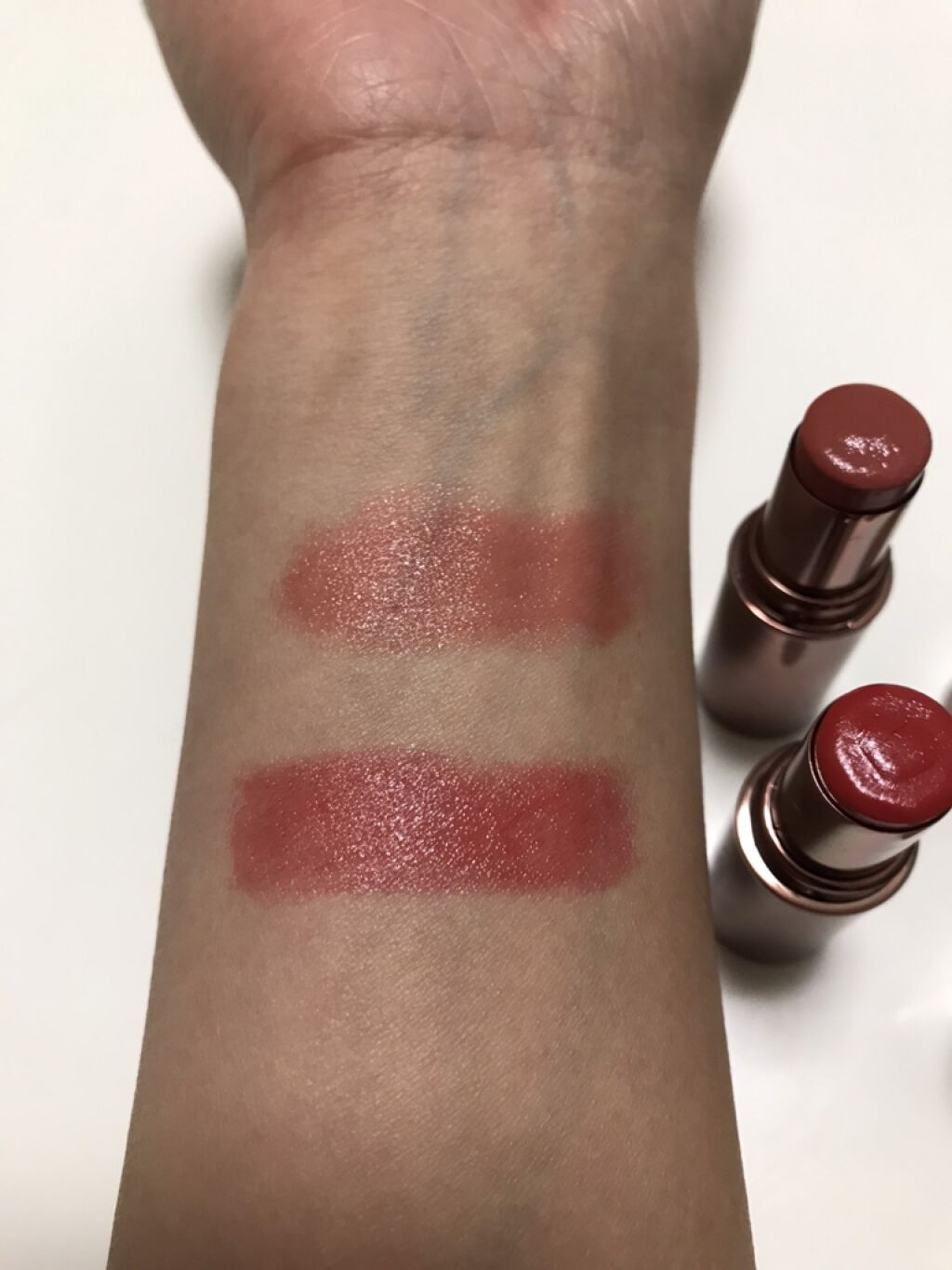 メルティールミナスルージュ（ティントタイプ）/キャンメイク/リップティントを使ったクチコミ（3枚目）