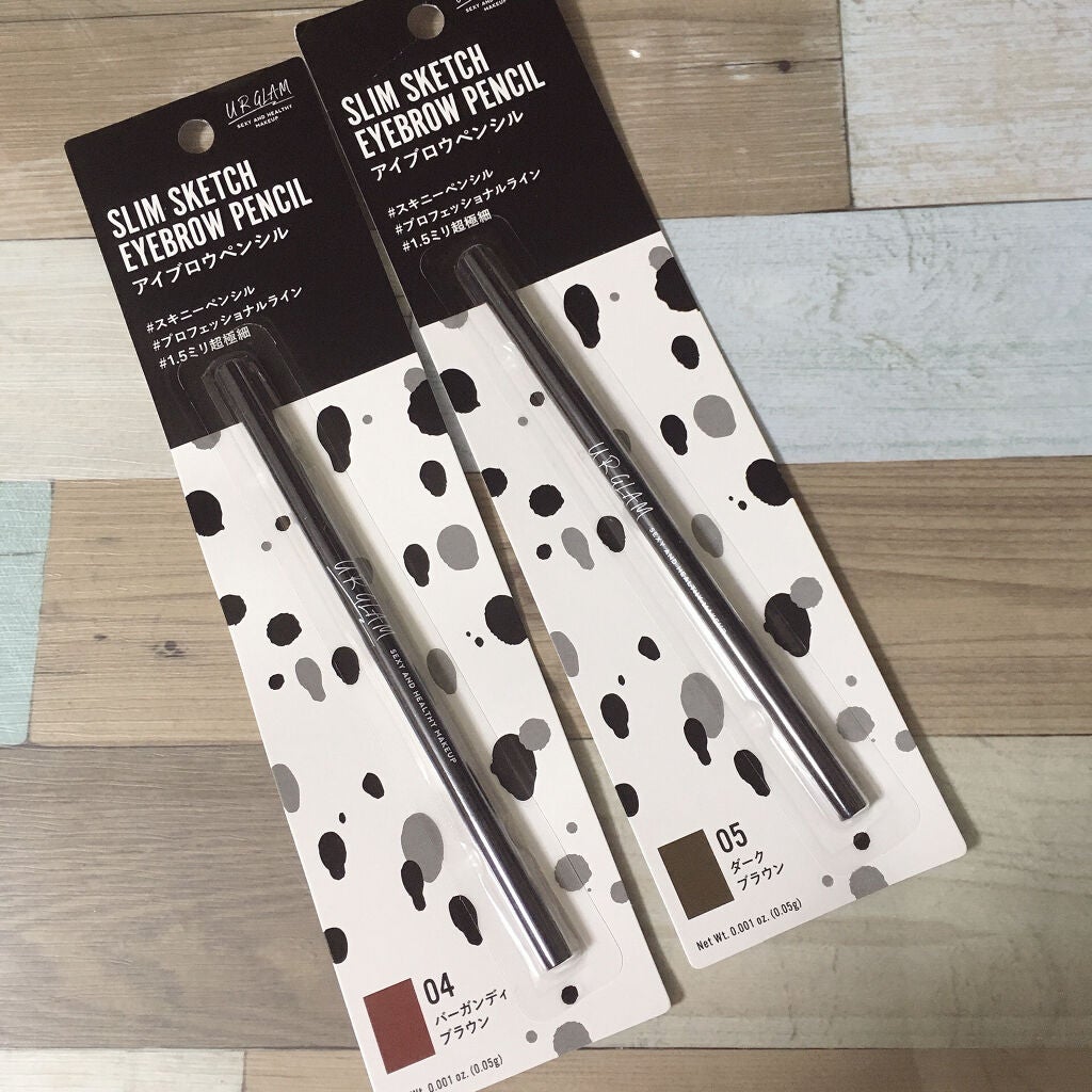 スリムスケッチアイブロウペンシル/U R GLAM/アイブロウペンシルを使ったクチコミ(2枚目)