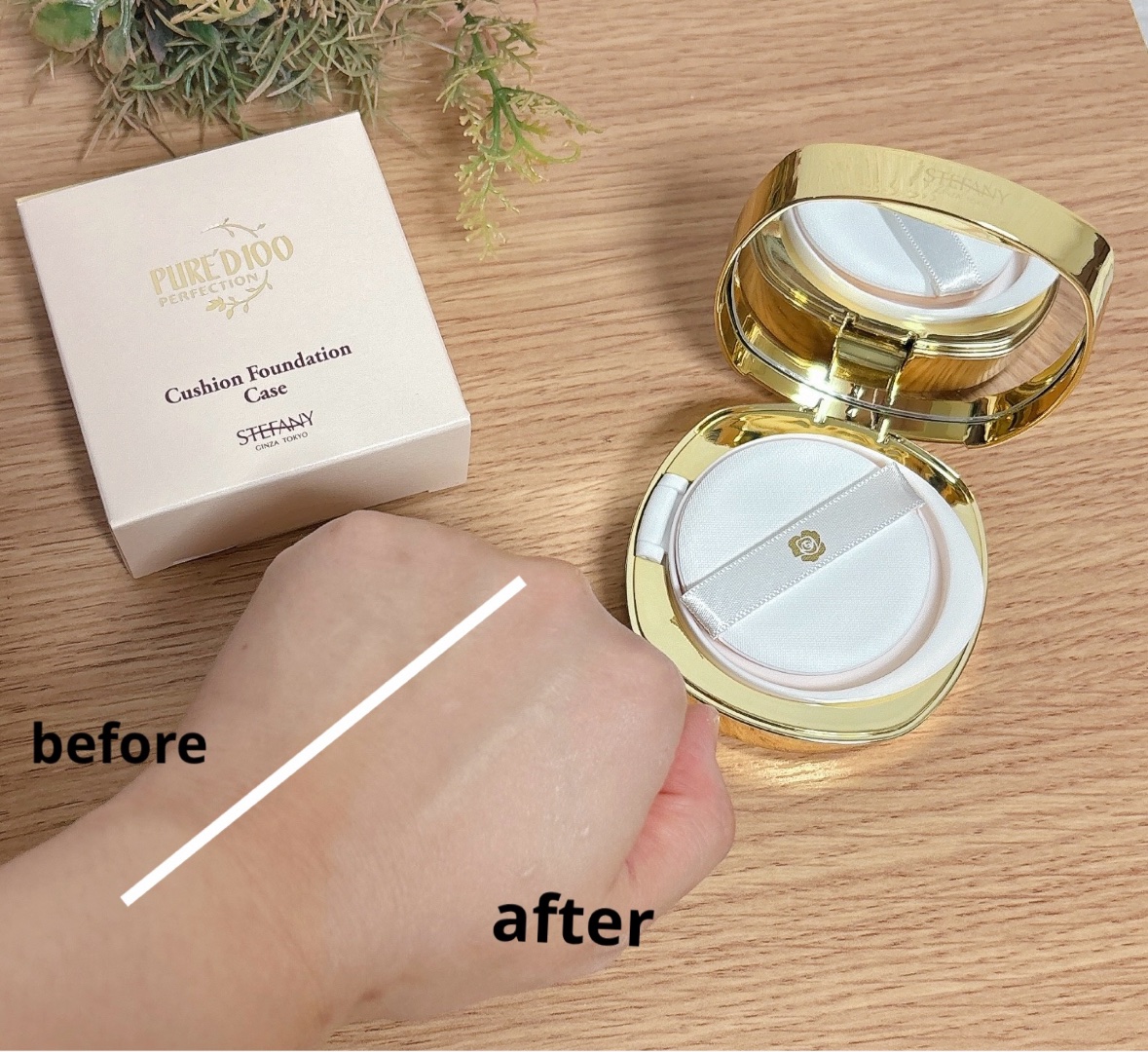 PURE'D100 PERFECTION クッションファンデ/ステファニー/クッションファンデーションを使ったクチコミ（3枚目）