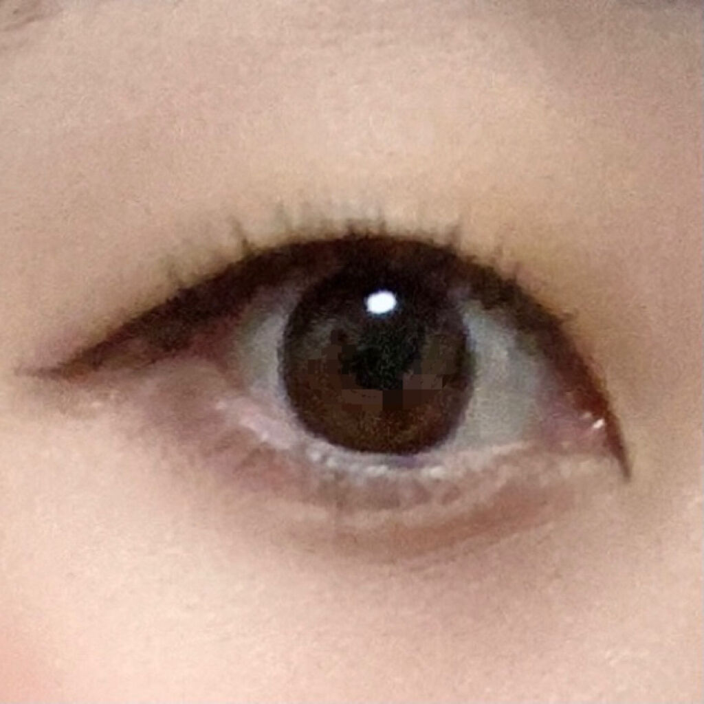 HDクイックアイライナー 357	ブラウン/チャコット・コスメティクス/リキッドアイライナーを使ったクチコミ（3枚目）