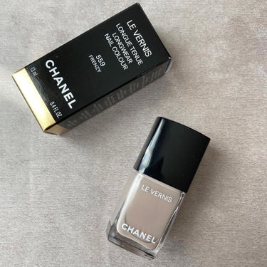 CHANEL ヴェルニ ロング トゥニュのクチコミ「＼フレンジー&ニュードーン／

今年一番使ったネイルは、ヴェルニの578 ニュードーン

シッ.....」（3枚目）