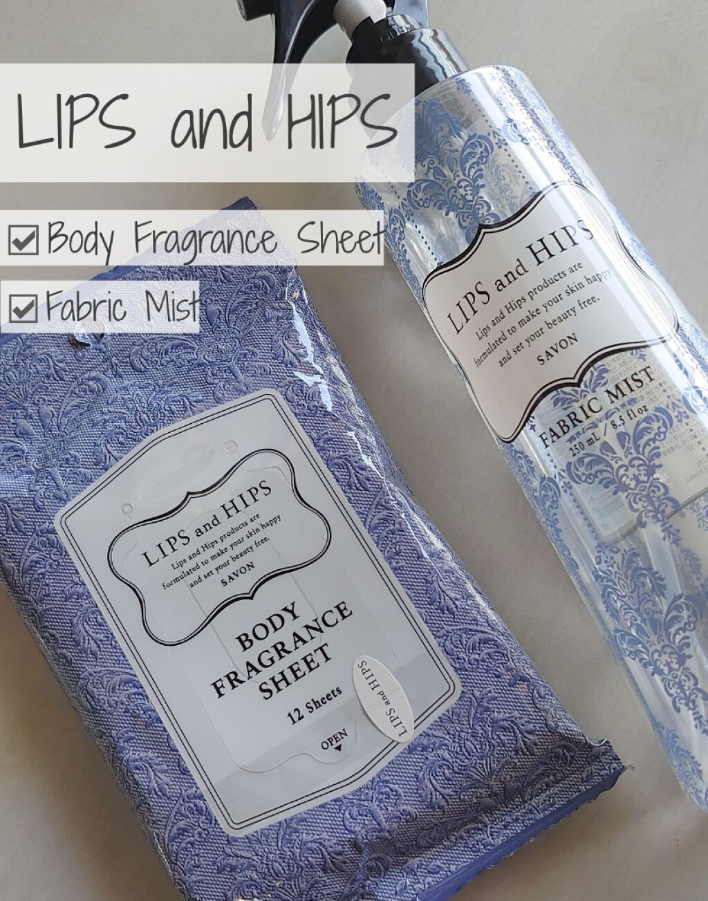 ボディフレグランスシート/LIPS and HIPS/ボディシートを使ったクチコミ（2枚目）