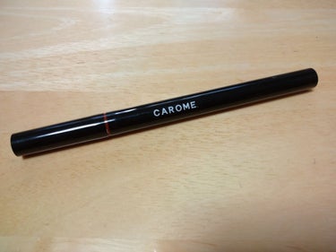 CAROME.  リキッドアイライナー NB

ダレノガレ明美さんがプロデュースしたカロミーのリキッドアイライナーです。
私はナチュラルブラウンを購入しました。

筆が細く、柔らかすぎないところが書きや