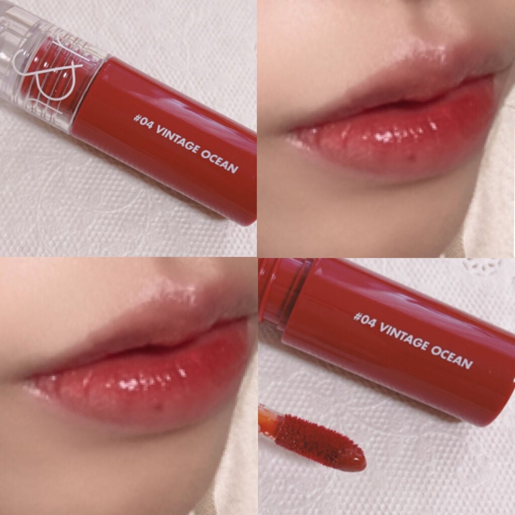 グラスティングウォーターティント/rom&nd/リップティントを使ったクチコミ(4枚目)