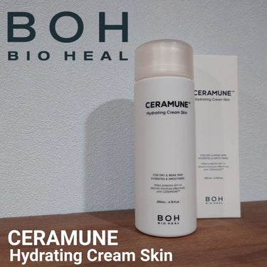 BIOHEAL BOH セラミューン™ハイドレーティングクリームスキン のクチコミ「New✨⁡
⁡@bioheal.boh_japan ⁡
⁡ #ceramune ⁡
⁡ #Hy.....」（1枚目）