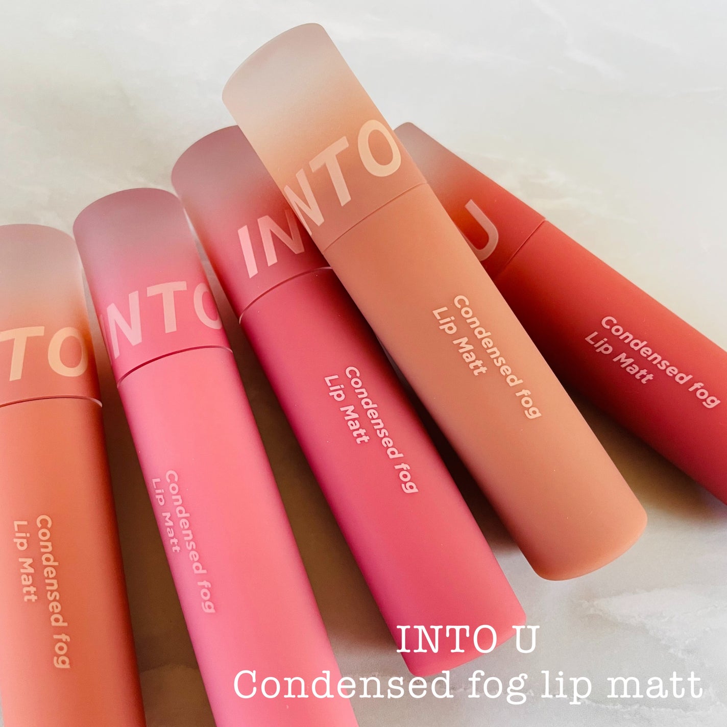 コンデンスフォグリップマット/INTO U/口紅を使ったクチコミ(1枚目)