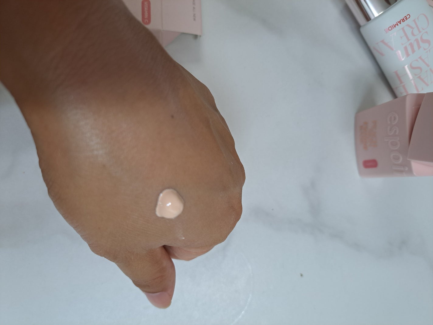 ピーチスキンフィッティングベース オールニュー SPF50 PA++++/espoir/化粧下地を使ったクチコミ(2枚目)