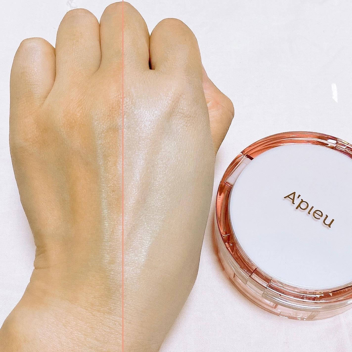 スキンケア ウォーターロッククッション /A’pieu/クッションファンデーションを使ったクチコミ(4枚目)