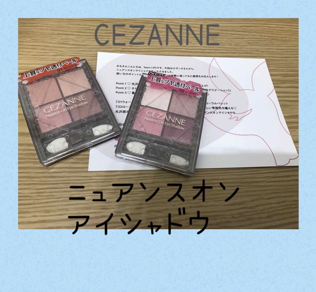 ニュアンスオンアイシャドウ/CEZANNE/アイシャドウパレットを使ったクチコミ(1枚目)