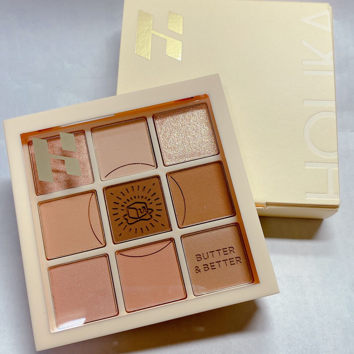 マイフェイブムードアイパレット 9カラー/HOLIKA HOLIKA/アイシャドウパレットを使ったクチコミ(2枚目)