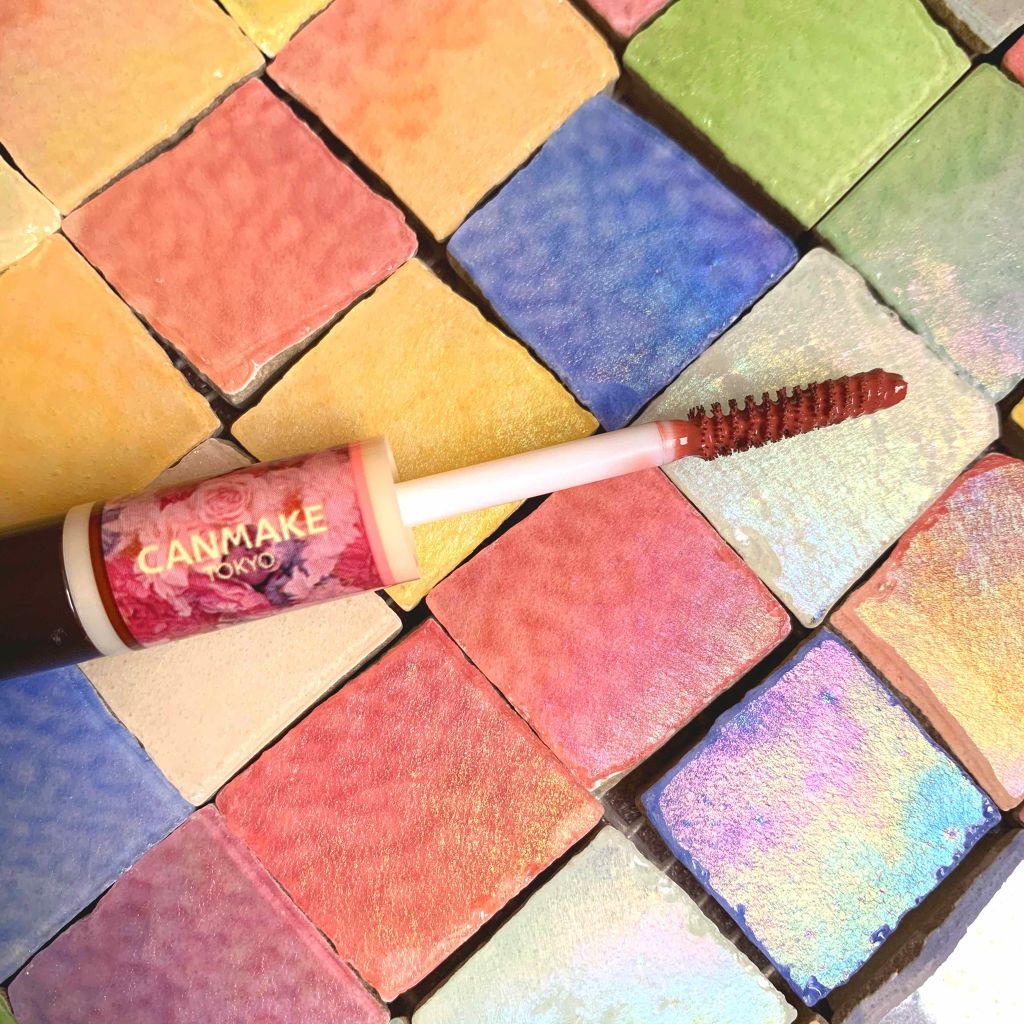 レイヤードルックマスカラ 02 ローズバーガンディ/キャンメイク/マスカラを使ったクチコミ（3枚目）