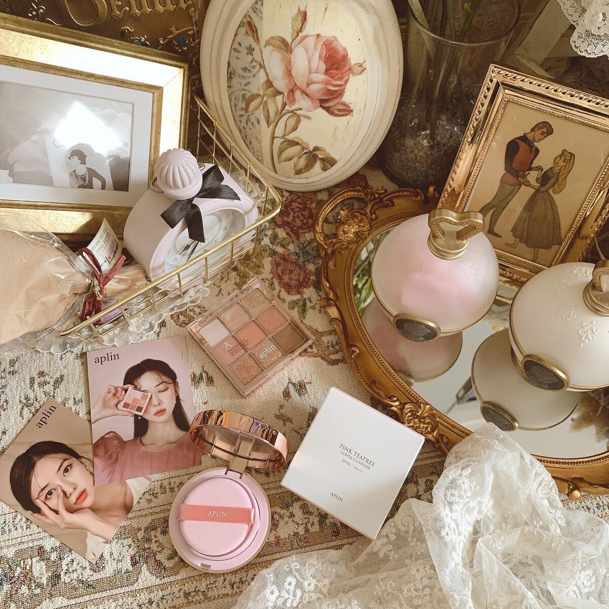 ピンクティーツリーカバークッション/APLIN/クッションファンデーションを使ったクチコミ（2枚目）