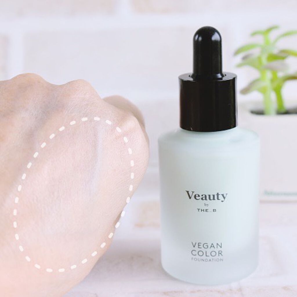 ヴィーガン カラーファンデーション/Veauty by THE_B/リキッドファンデーションを使ったクチコミ(3枚目)
