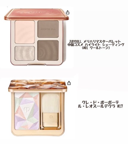 JUDYDOLL メリハリマスターパレット/JUDYDOLL/パウダーハイライトを使ったクチコミ(4枚目)