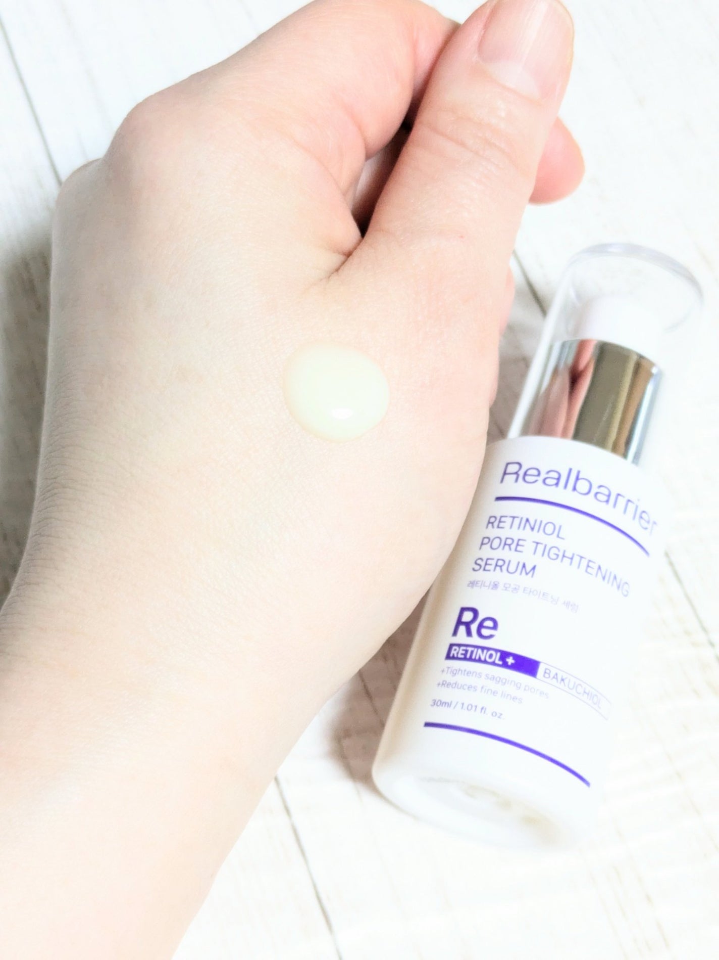 レチ二オールポアタイトニングセラム/Real Barrier/美容液を使ったクチコミ(7枚目)