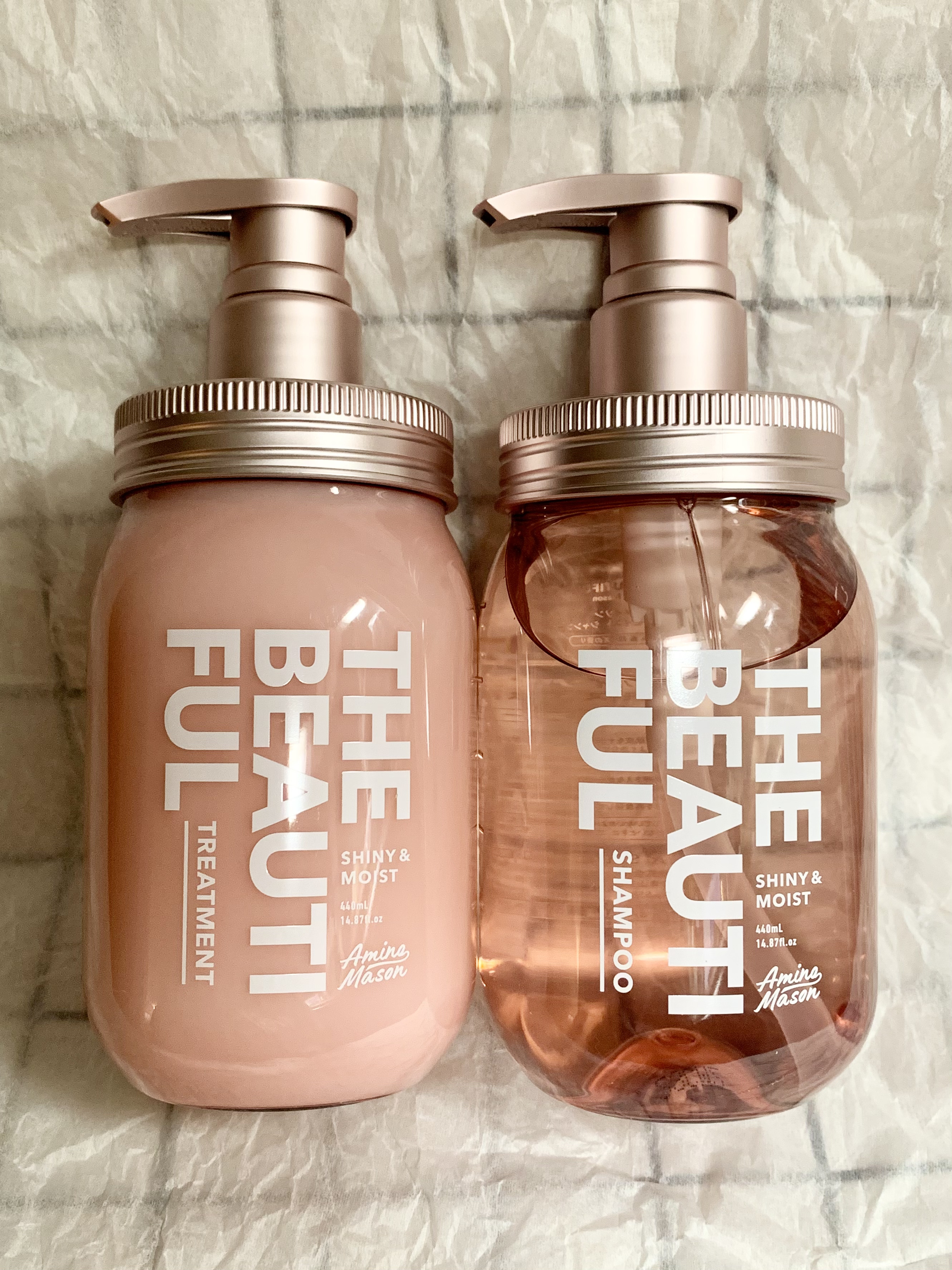 シャイニー＆モイスト シャンプー／ヘアトリートメント/アミノメイソン/市販シャンプーを使ったクチコミ（3枚目）