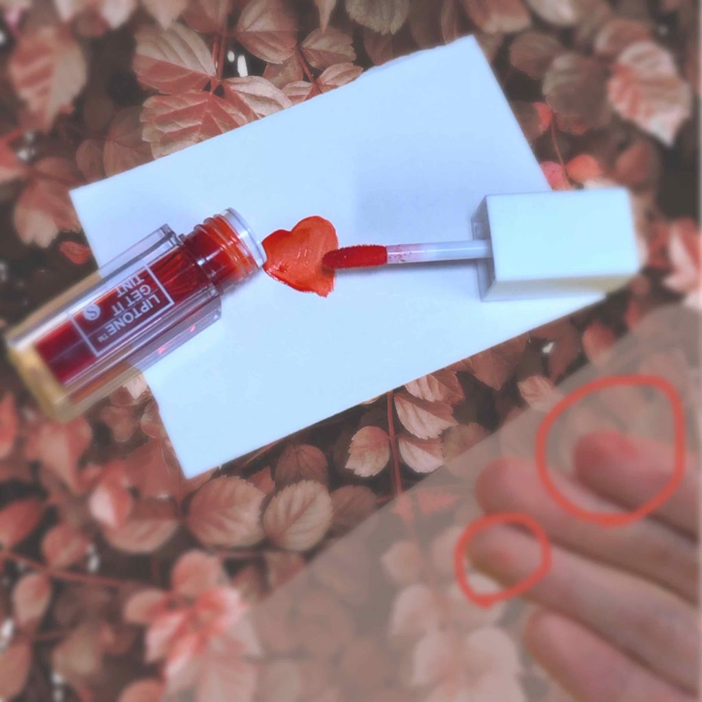 TONYMOLY×MONSTA X Liptone Get It Tint S/TONYMOLY/口紅を使ったクチコミ(2枚目)