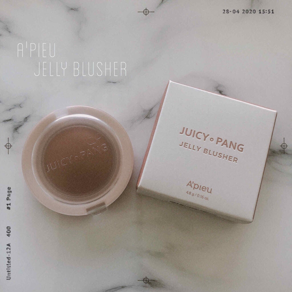 アピュー ジューシーパン ジェリーチーク/A’pieu/ジェル・クリームチークを使ったクチコミ(1枚目)