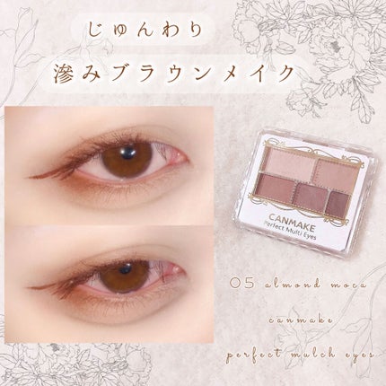 パーフェクトマルチアイズ/キャンメイク/アイシャドウパレットを使ったクチコミ(1枚目)