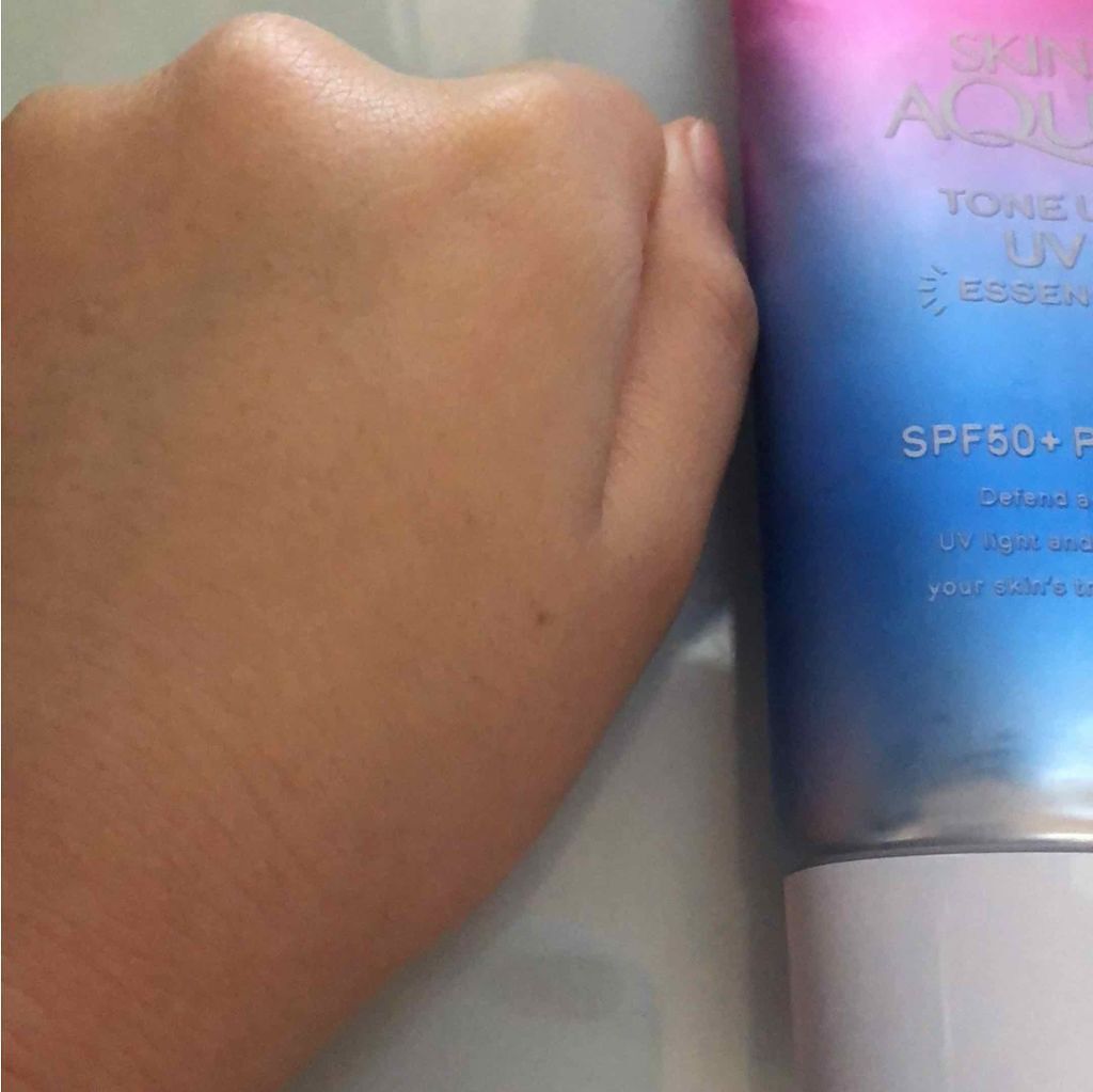 スキンアクア トーンアップUVエッセンス/スキンアクア/日焼け止めクリームを使ったクチコミ（3枚目）