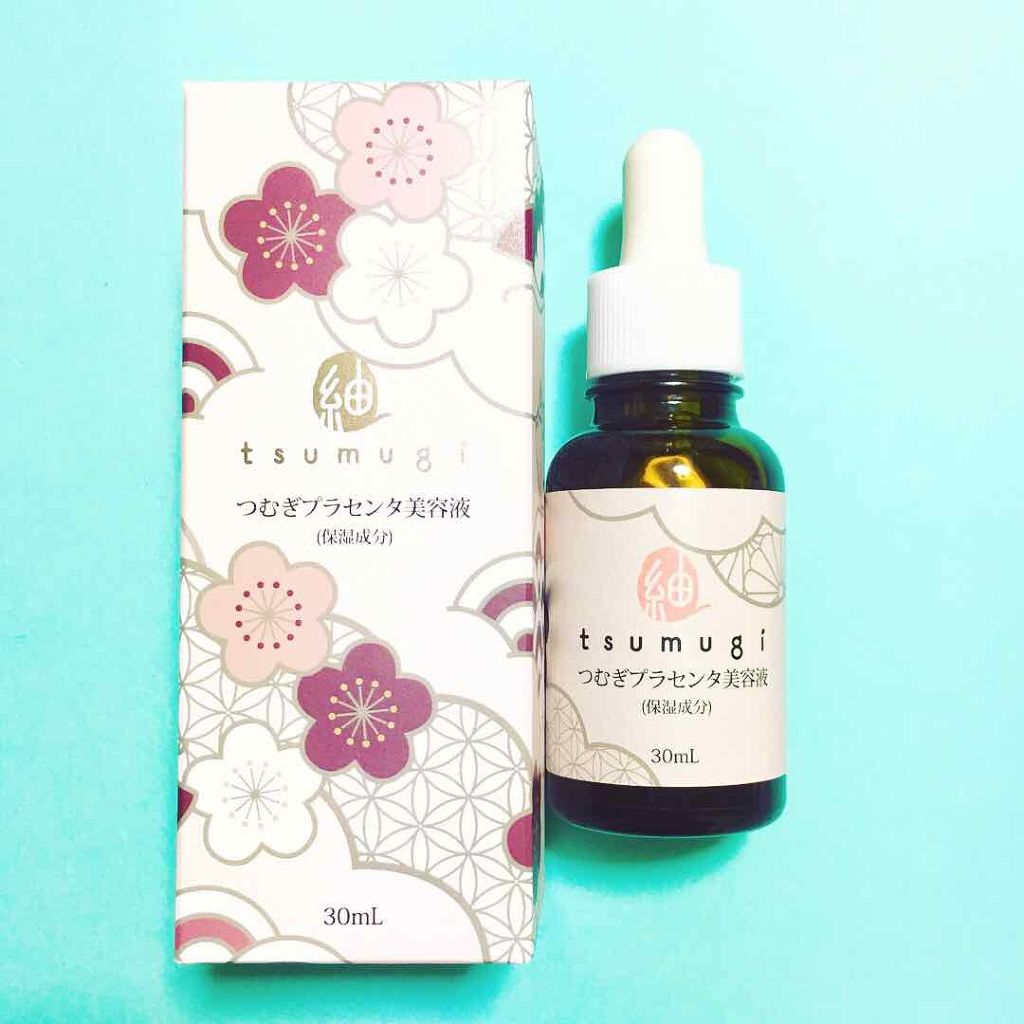 つむぎコスメ つむぎ プラセンタ美容液のクチコミ「つむぎコスメ『つむぎプラセンタ美容液』
モニター使用です。

サラブレッド馬プラセンタと植物プ.....」（1枚目）