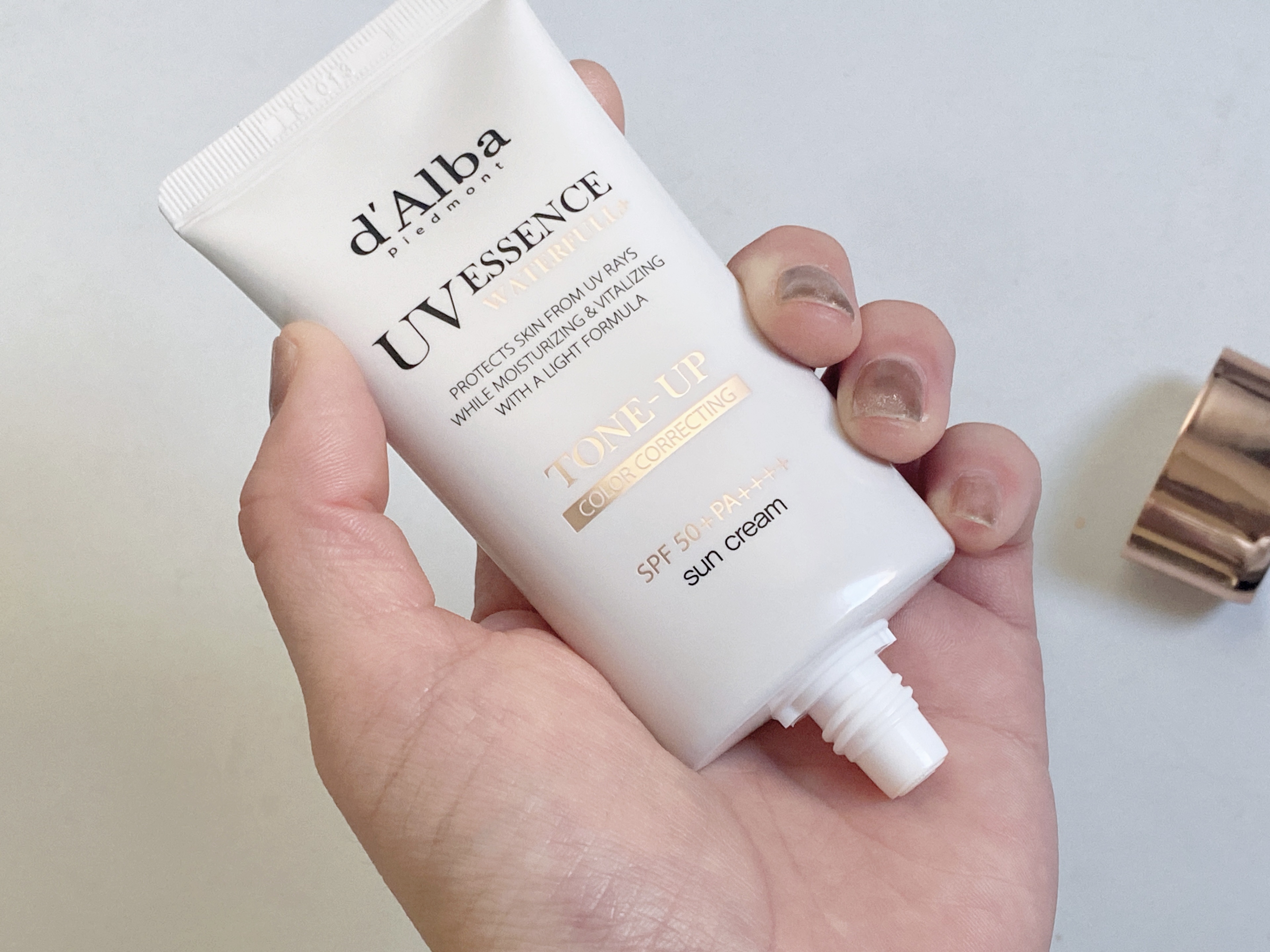 ウォータフルトーンアップサンクリーム/ダルバ/日焼け止めクリームを使ったクチコミ（2枚目）