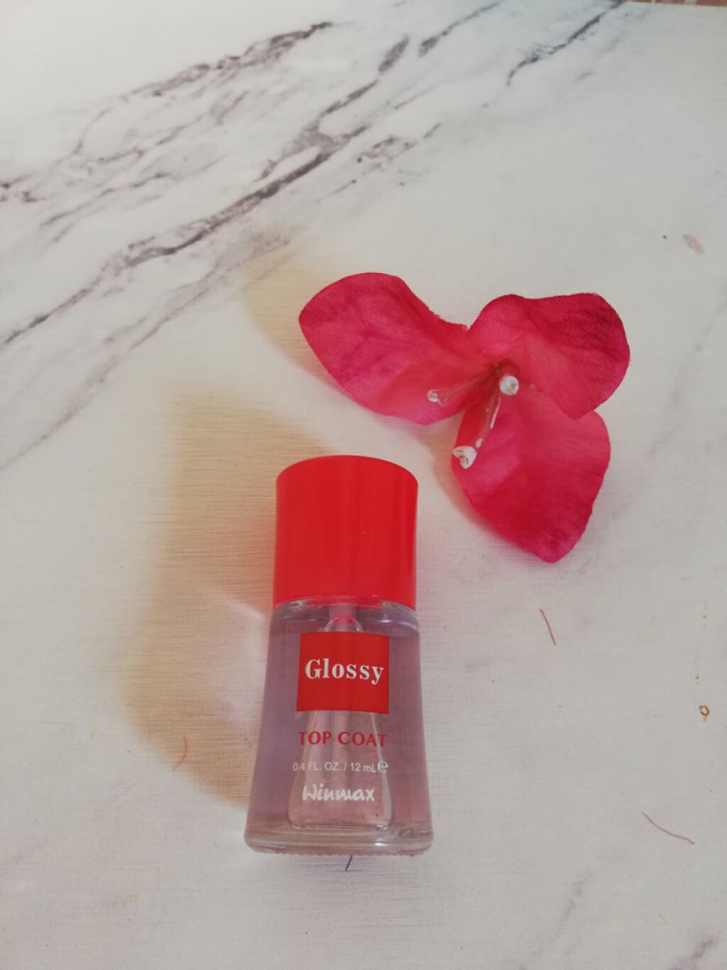 ウィンマックス スーパーグロッシートップコート/DAISO/ネイルトップコートを使ったクチコミ（2枚目）