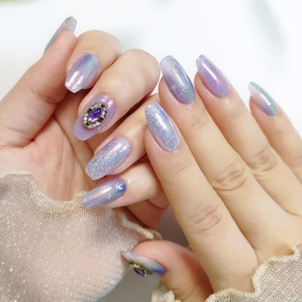 セミキュアジェルネイル(ハンド)/ohora/ネイルシールを使ったクチコミ(6枚目)