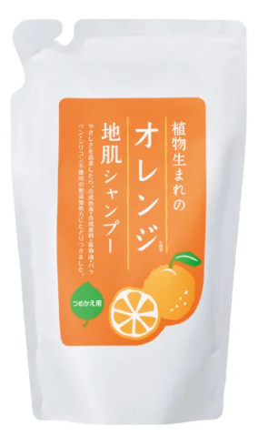 植物生まれのオレンジ地肌シャンプーS／オレンジ果汁トリートメントN つめかえ用（340ｍL）