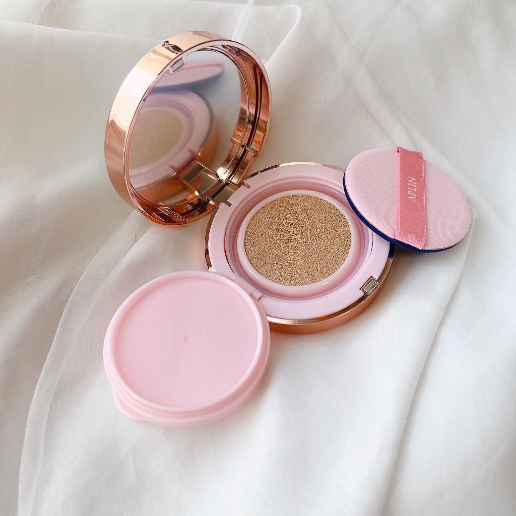 ピンクティーツリーカバークッション/APLIN/クッションファンデーションを使ったクチコミ(2枚目)