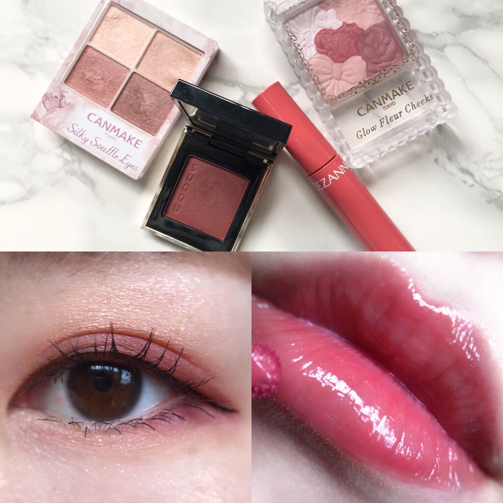 グロウフルールチークス/キャンメイク/パウダーチークを使ったクチコミ（1枚目）