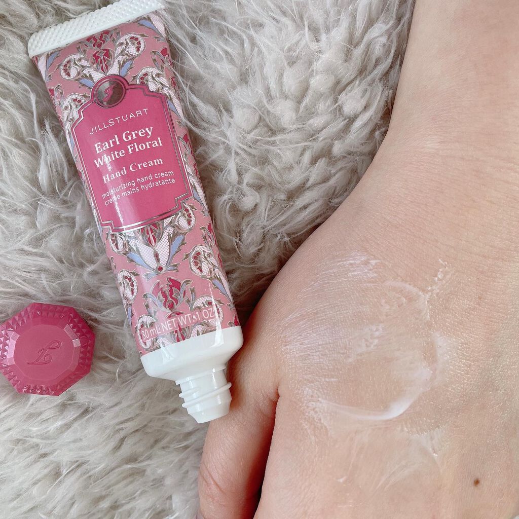 ハンドクリーム アールグレイ ホワイトフローラル/JILL STUART/ハンドクリームを使ったクチコミ(6枚目)