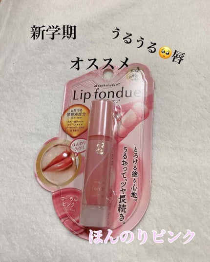 リップフォンデュ/メンソレータム/リップバームを使ったクチコミ(1枚目)