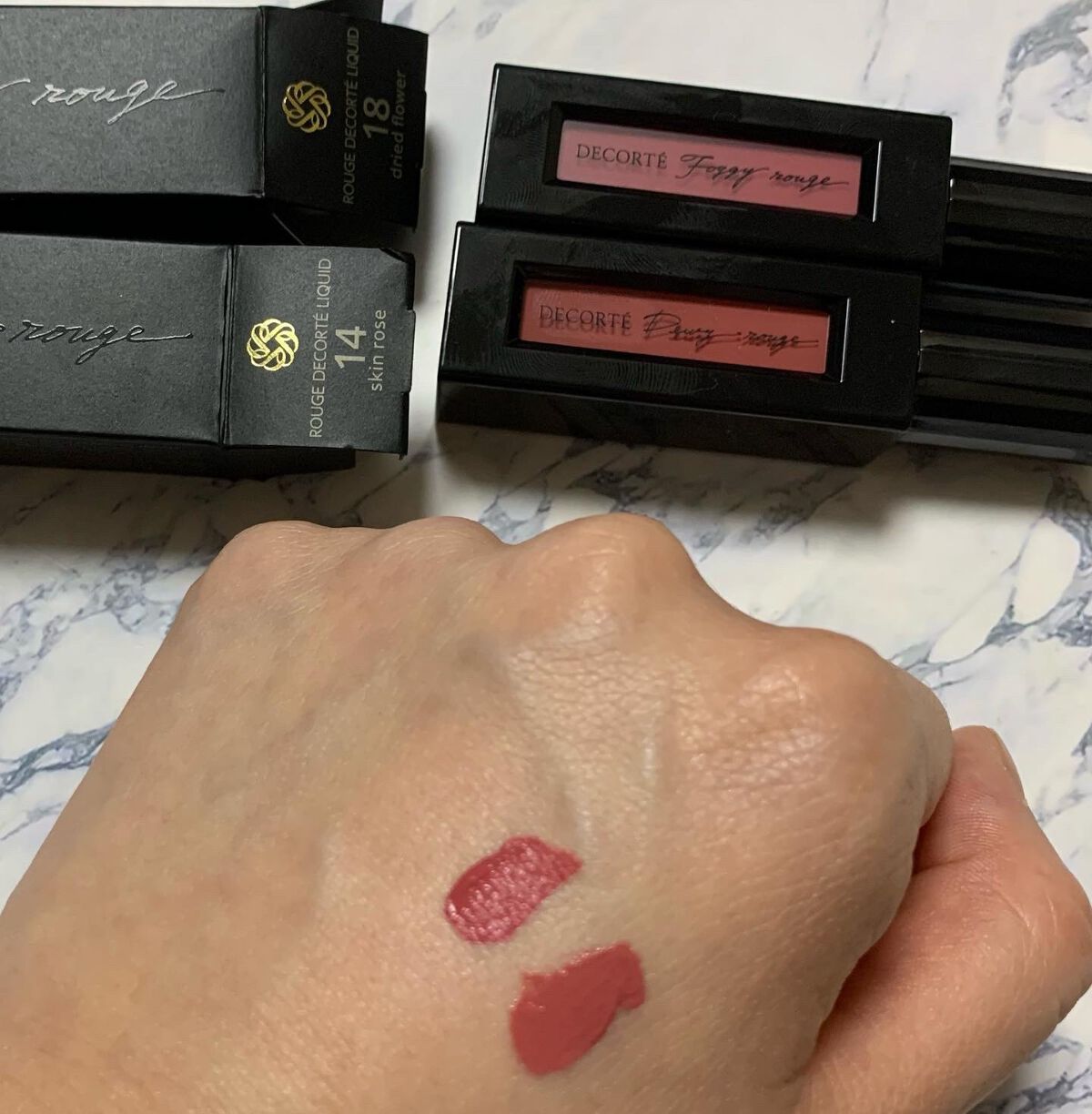 ルージュ デコルテ リキッド/DECORTÉ/口紅を使ったクチコミ(7枚目)