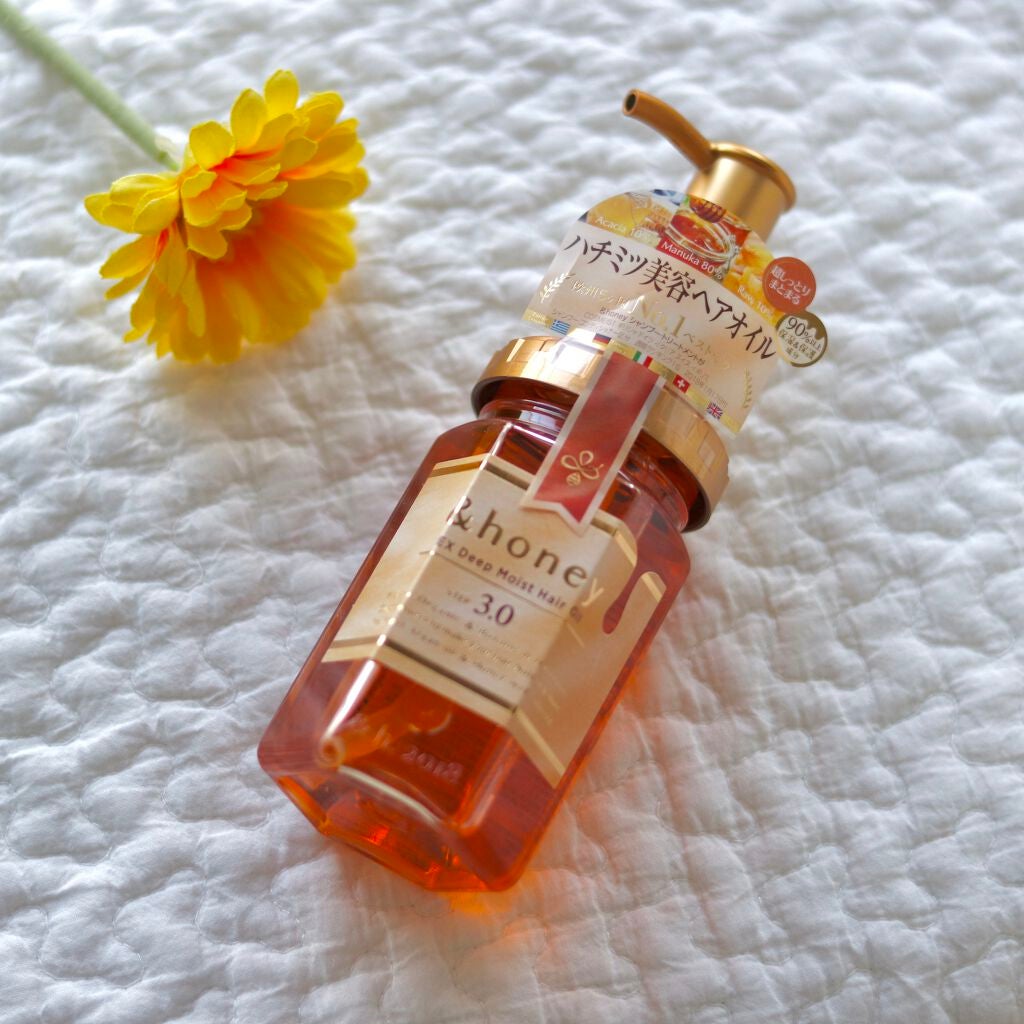 EXディープモイスト ヘアオイル3.0/&honey/ヘアオイルを使ったクチコミ(2枚目)