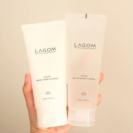 ラゴム ジェルトゥウォーター クレンザー(朝用洗顔)/LAGOM /その他洗顔料を使ったクチコミ(7枚目)