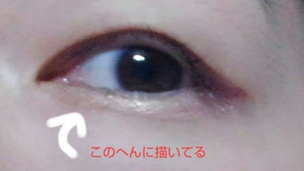 ナチュラル涙袋ライナー/gatsby THE DESIGNER/リキッドアイライナーを使ったクチコミ(3枚目)