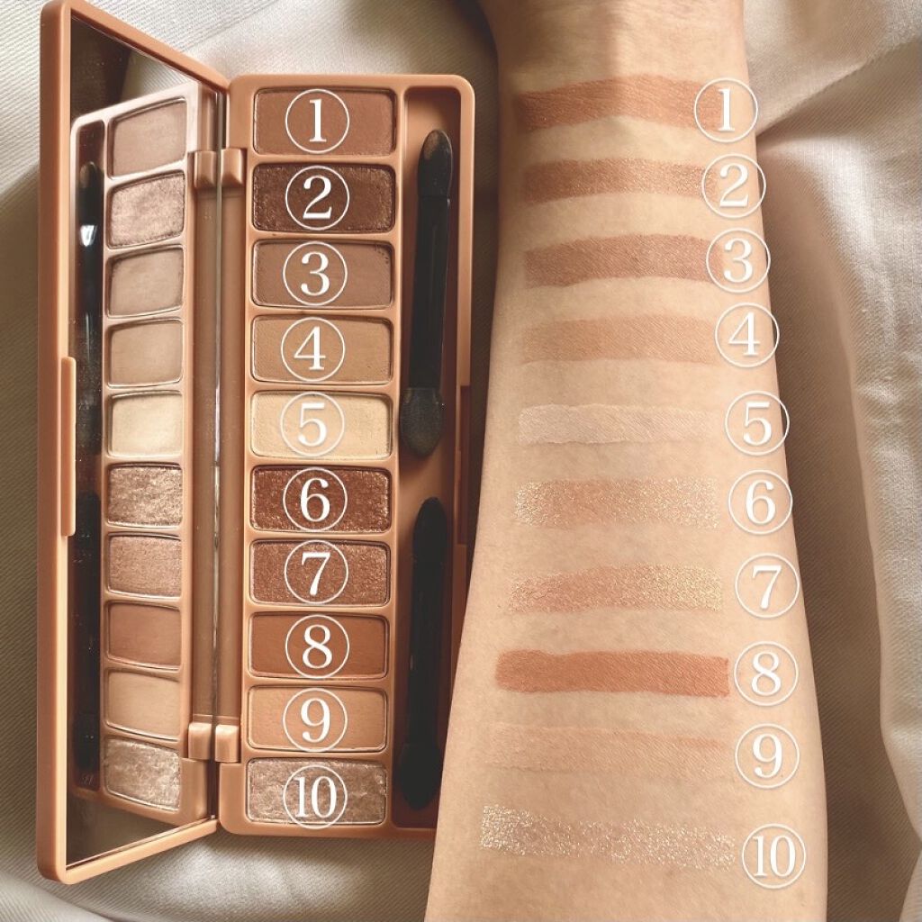 プレイカラー アイシャドウ/ETUDE/アイシャドウパレットを使ったクチコミ（2枚目）